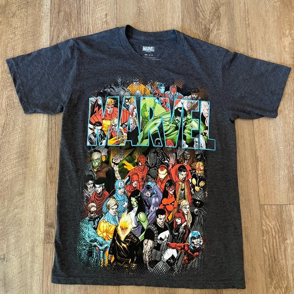 Marvel Men's Team-Ups Group Shot Superheroes T-Shirt, Size Small, NWOT - Picture 2 of 4